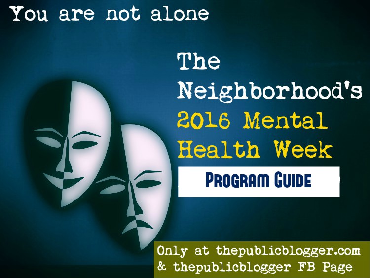 2016 Mental Health Week Program Guide