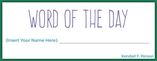 word of the day