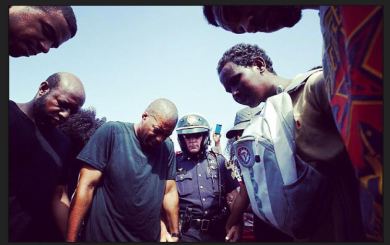 Black men and Police