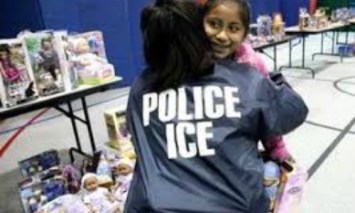 Ice Hugs Hispanic Girl